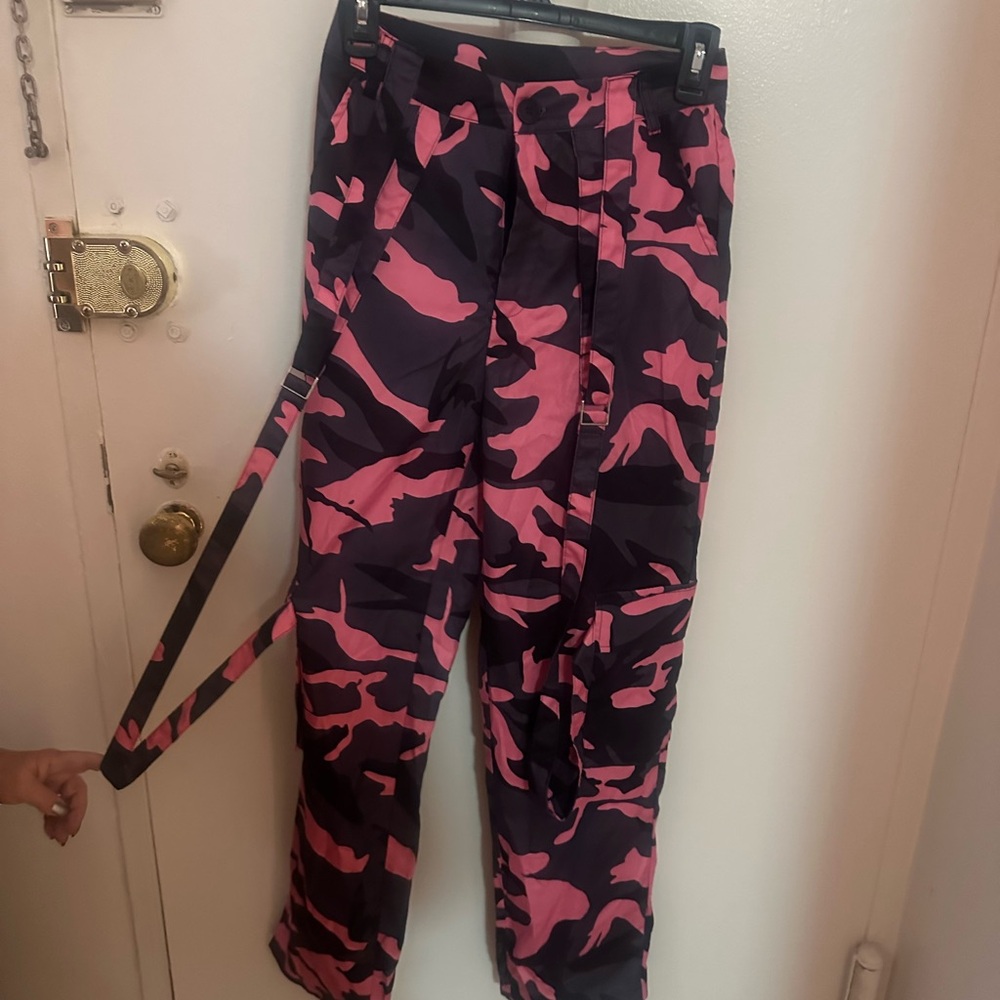 y2k camo pants